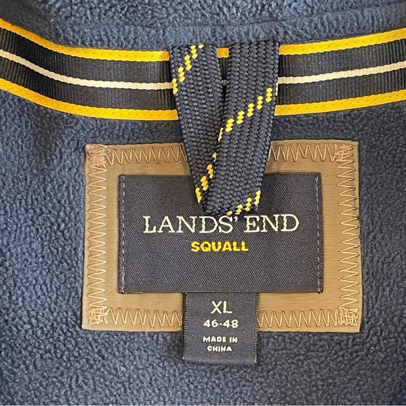 LANDS’ END Classic Squall Fleece Lined Jacket Size XL - Picture 6 of 11
